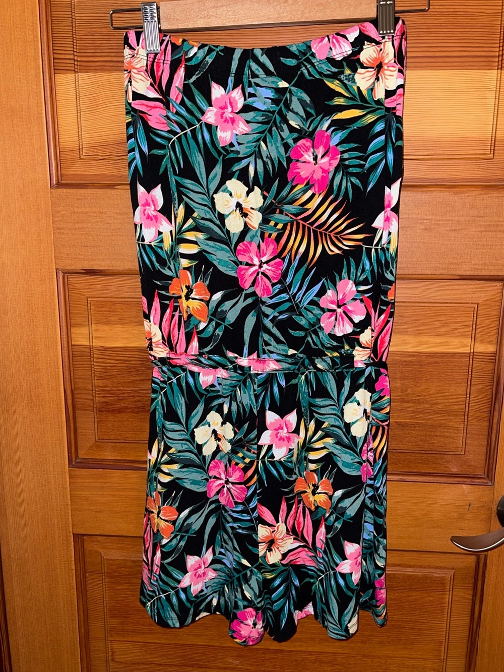 Lascana Strapless Floral Tropical Romper - EUC - women’s Large